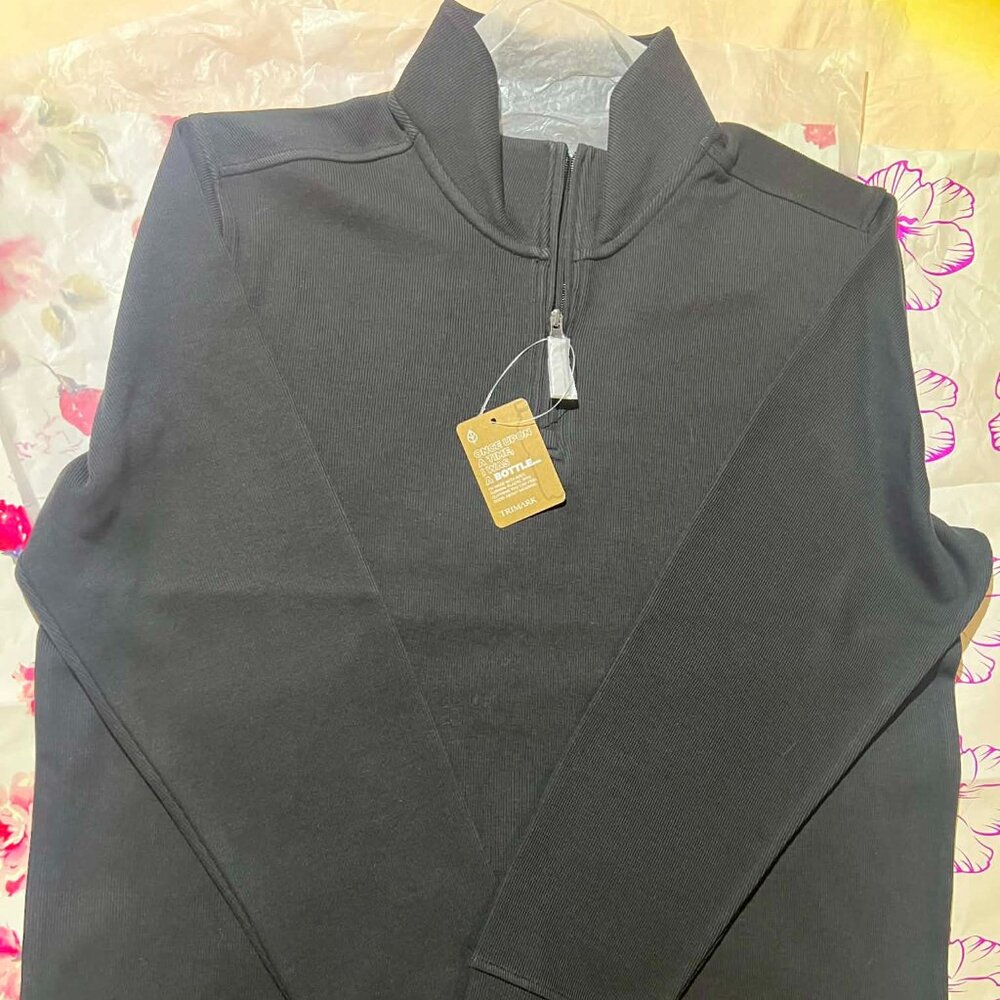 Hudson’s Bay Unisex Eco-Knit Quarter Zip | Cozy Layering Top – M/L/XL